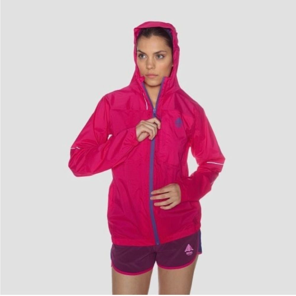 Berg Outdoor Women's Bright Pink rain / wind Jacket size medium